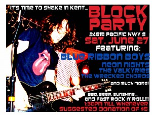 Kent Block Party Flyer